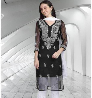 HouseOfCommon Women Kurta Sharara Dupatta Set