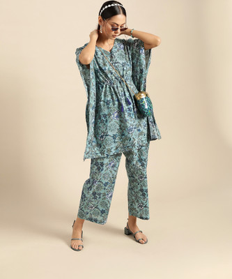 Varanga Women Ethnic Top Palazzo Set