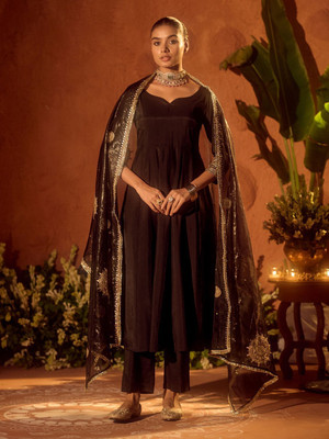 FIORRA Women Kurta Pant Dupatta Set