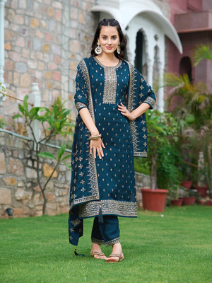 berrylicious Women Kurta Pant Dupatta Set