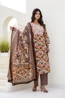 glam it up Women Kurta Palazzo Dupatta Set