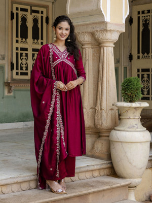 NAVLIK Women Kurta Pant Dupatta Set