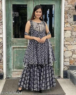 Karvika Women Kurta Sharara Dupatta Set