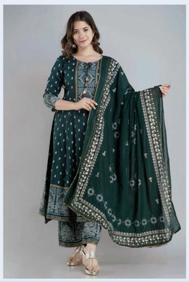 Suraj Faishon Women Kurta Palazzo Dupatta Set