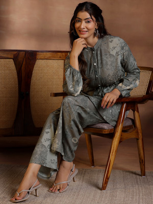 LIBAS Women Shirt Palazzo Set