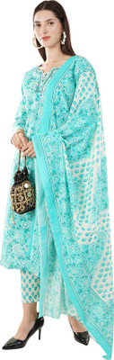 Pranjal Women Kurta Pant Dupatta Set
