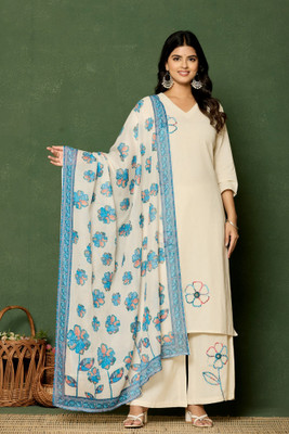 Adaa Jaipur Women Kurta Pant Dupatta Set