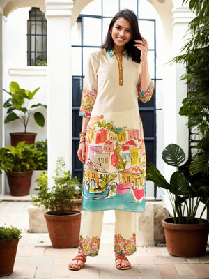 Moda Rapido Women Kurta Palazzo Set