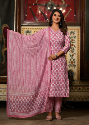 Klosia Women Kurta Pant Dupatta Set