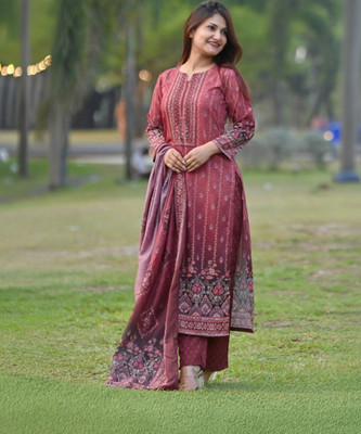 LIBAS Women Kurta Pant Dupatta Set