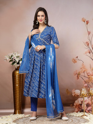 Stylum Women Kurta Palazzo Dupatta Set