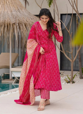 Kedar Fab Women Kurta Palazzo Dupatta Set