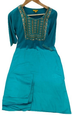 mega fashion studio Women Kurti Pant Set