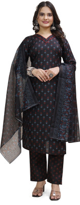 clickby Women Kurti Pant Dupatta Set