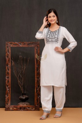 AARADHYA FAB Women Kurta Pant Dupatta Set