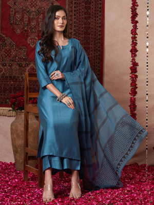Divastri Women Kurta Pant Dupatta Set