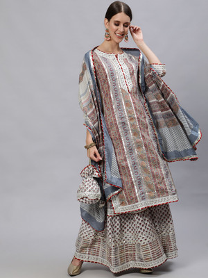 Ishin Women Kurta Sharara Set