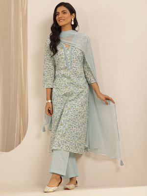LIBAS Women Kurta Pant Dupatta Set