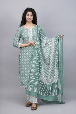 SUNSHINE FASHION Women Kurta Pant Dupatta Set