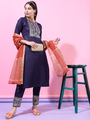 Vishudh Women Kurta Pant Set