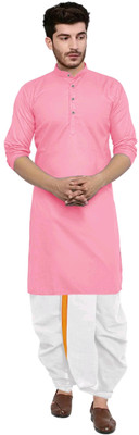 TRUST OUS Men Kurta Dhoti Set