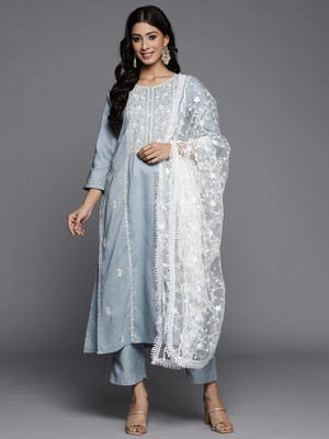 Varanga Women Kurta Pant Dupatta Set