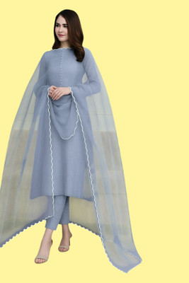 Rifashionv Women Kurta Pant Dupatta Set