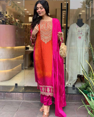 Divastri Women Kurta Pant Dupatta Set