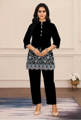 MOHDAAZAMANSARI Women Kurti Palazzo Set