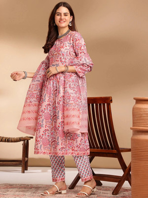 LOOKMARK Women Kurta Pant Dupatta Set