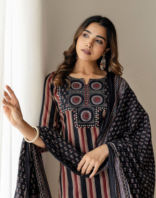 Skylee Women Kurta Palazzo Dupatta Set