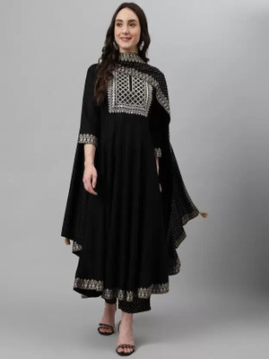 Bunai Dhaga Women Kurta Palazzo Dupatta Set