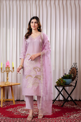 DRESOUL Women Kurta Pant Dupatta Set