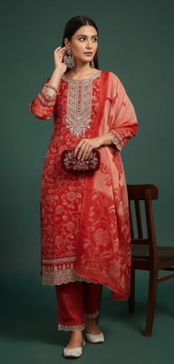 GEN Z TRENDS Women Kurti Pant Dupatta Set