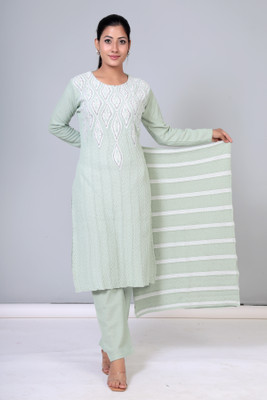The Zigar Studio Women Kurta Pant Dupatta Set