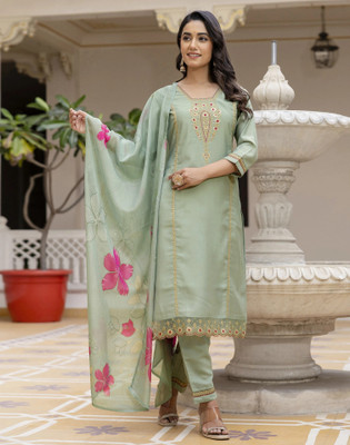 Skylee Women Kurta Pant Dupatta Set