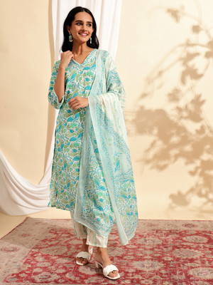 v tradition Women Kurta Pant Dupatta Set