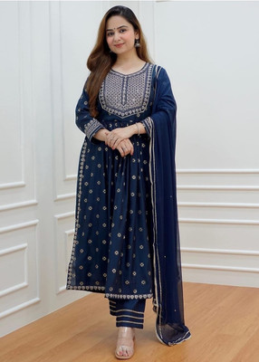 Neema Creation Women Kurti Pant Dupatta Set