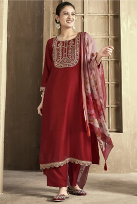 IRONIC CREATION Women Kurta Pant Dupatta Set