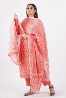 KWATCHI Women Kurta Pant Dupatta Set