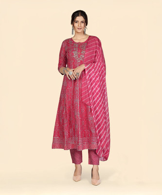 VBUYZ Women Kurta Pant Dupatta Set