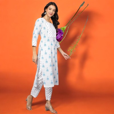 FABRILON Women Kurta Pyjama Dupatta Set