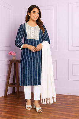 Zargnut Attire Women Kurti Pant Dupatta Set
