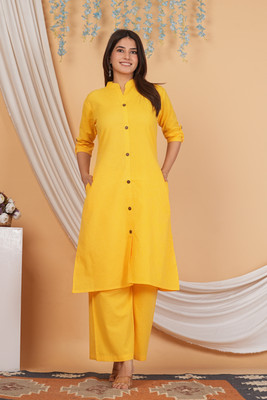 YKCFASHION Women Kurti Palazzo Set