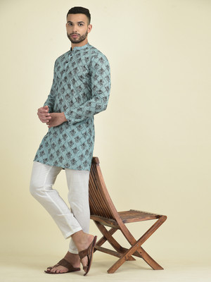 DEYANN Men Kurta Pyjama Set