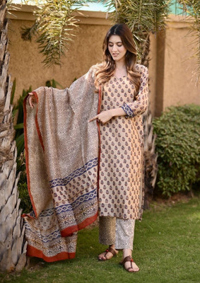 Alvika Women Kurta Pant Dupatta Set