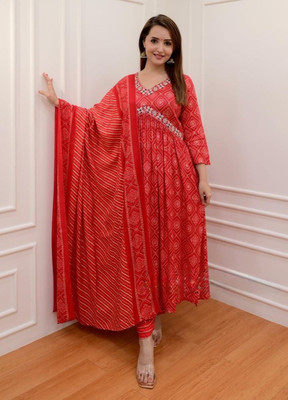 ROHIKA Women Kurta Palazzo Dupatta Set