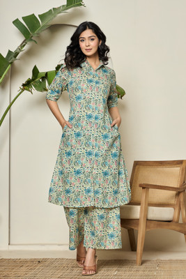 SHRIZA Women Kurta Palazzo Set