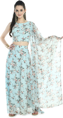 Rudraaksha Women Ethnic Top Skirt Set