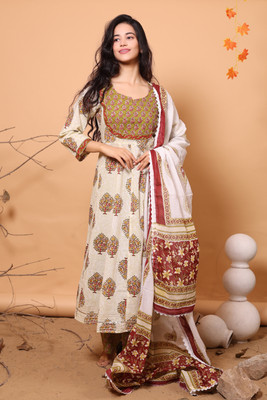 R RANAK CREATION Women Kurta Palazzo Dupatta Set
